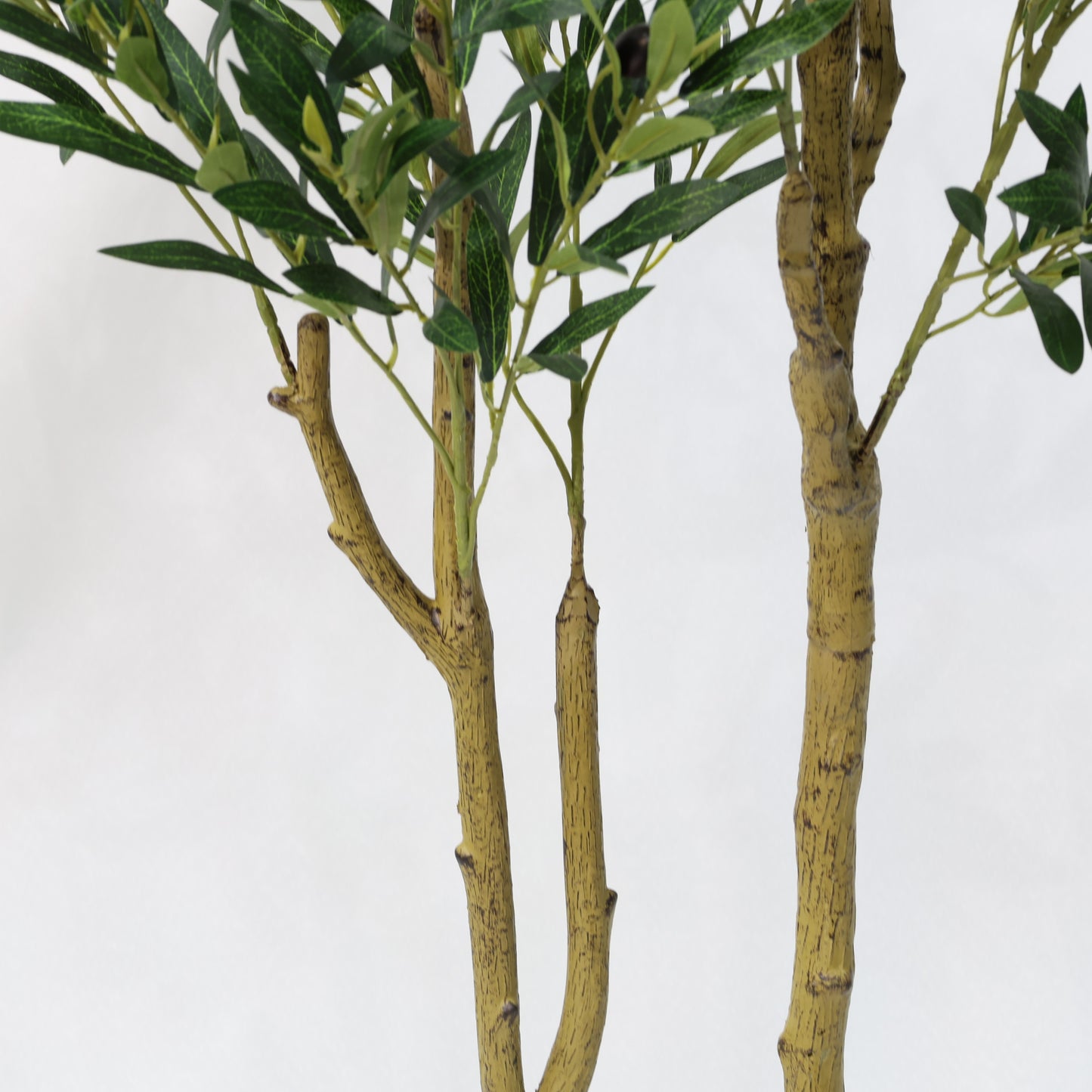 150cm Natural Bend Artificial Olive Tree Potted Plastic Green Olive Tree