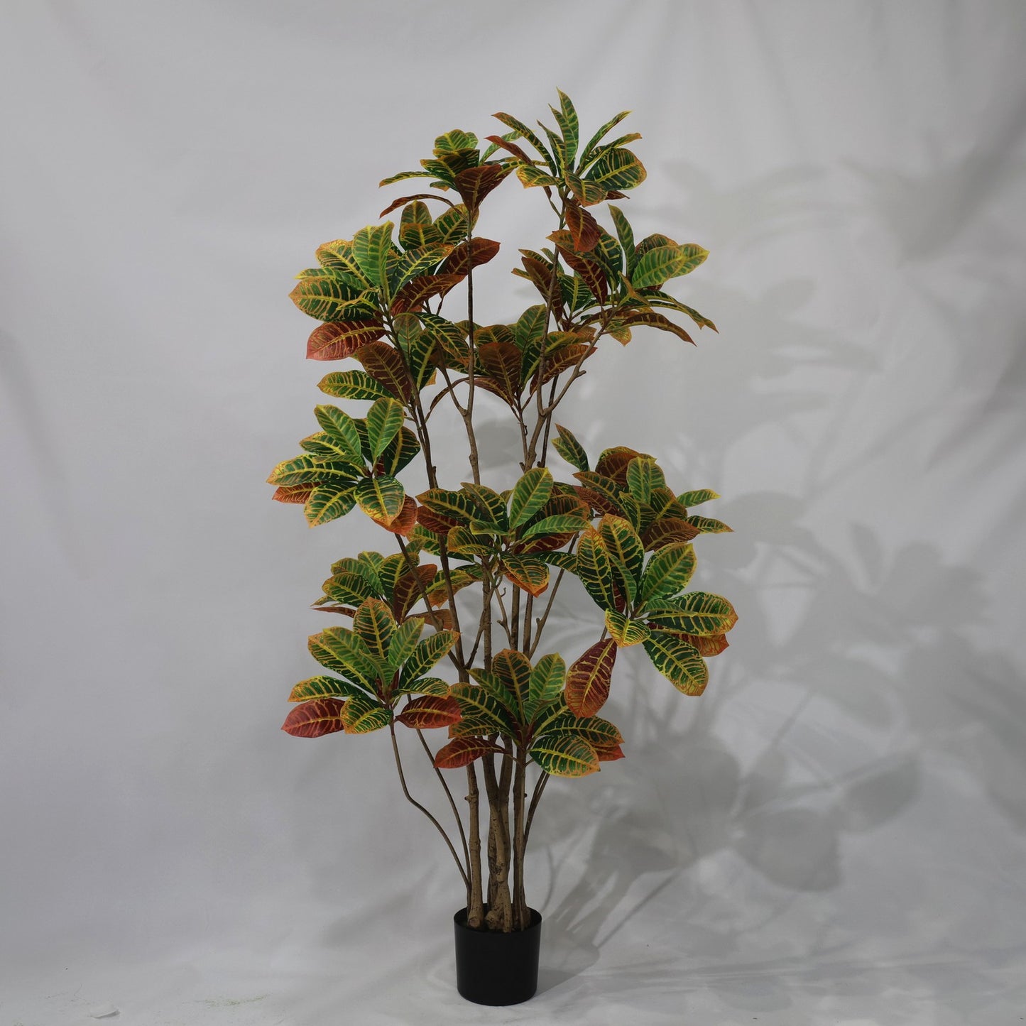 160cm Variegated Artificial Croton Plant fake tree for decoration
