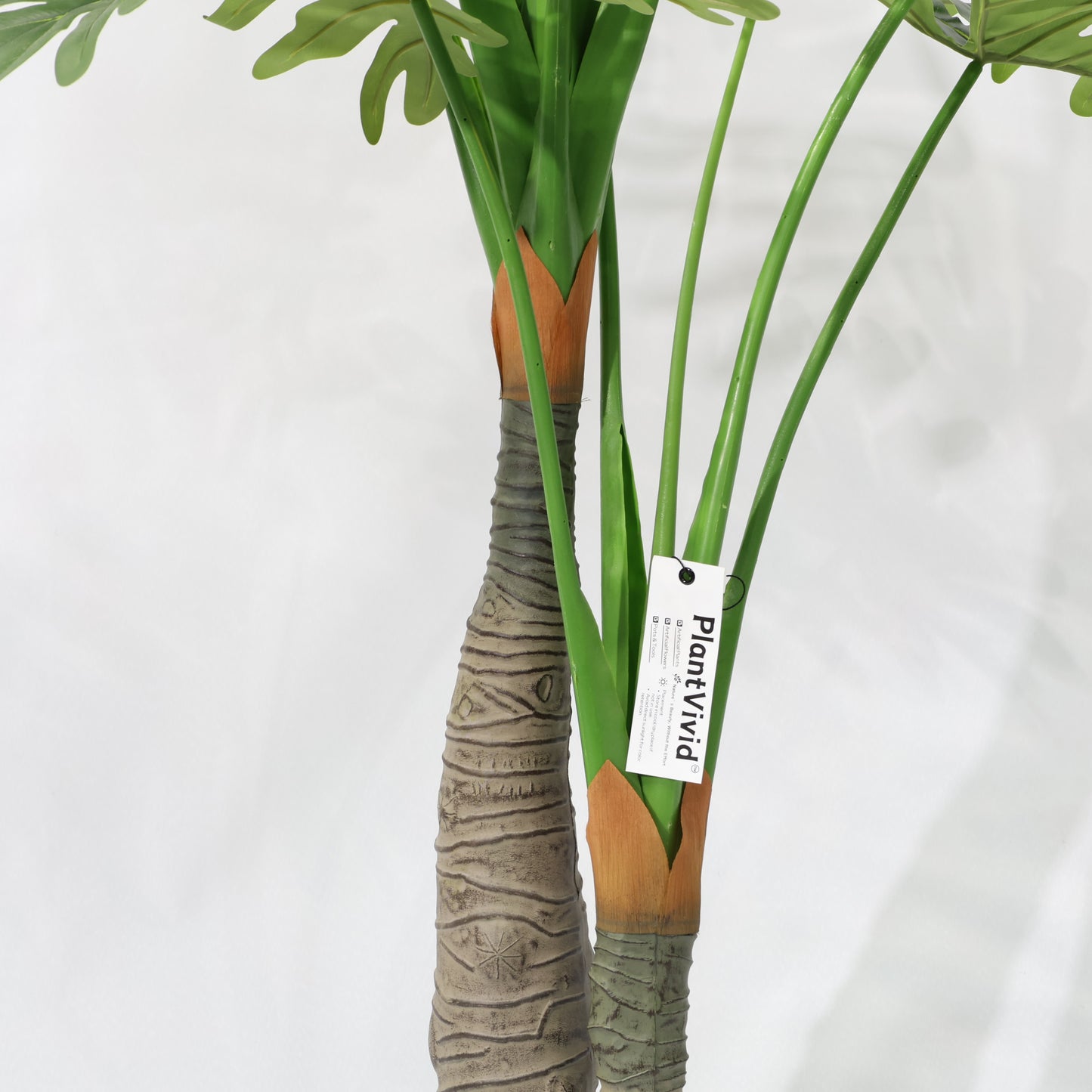 180cm Tropical Plastic Leaves tree Artificial Taro Leaf Potted Plant