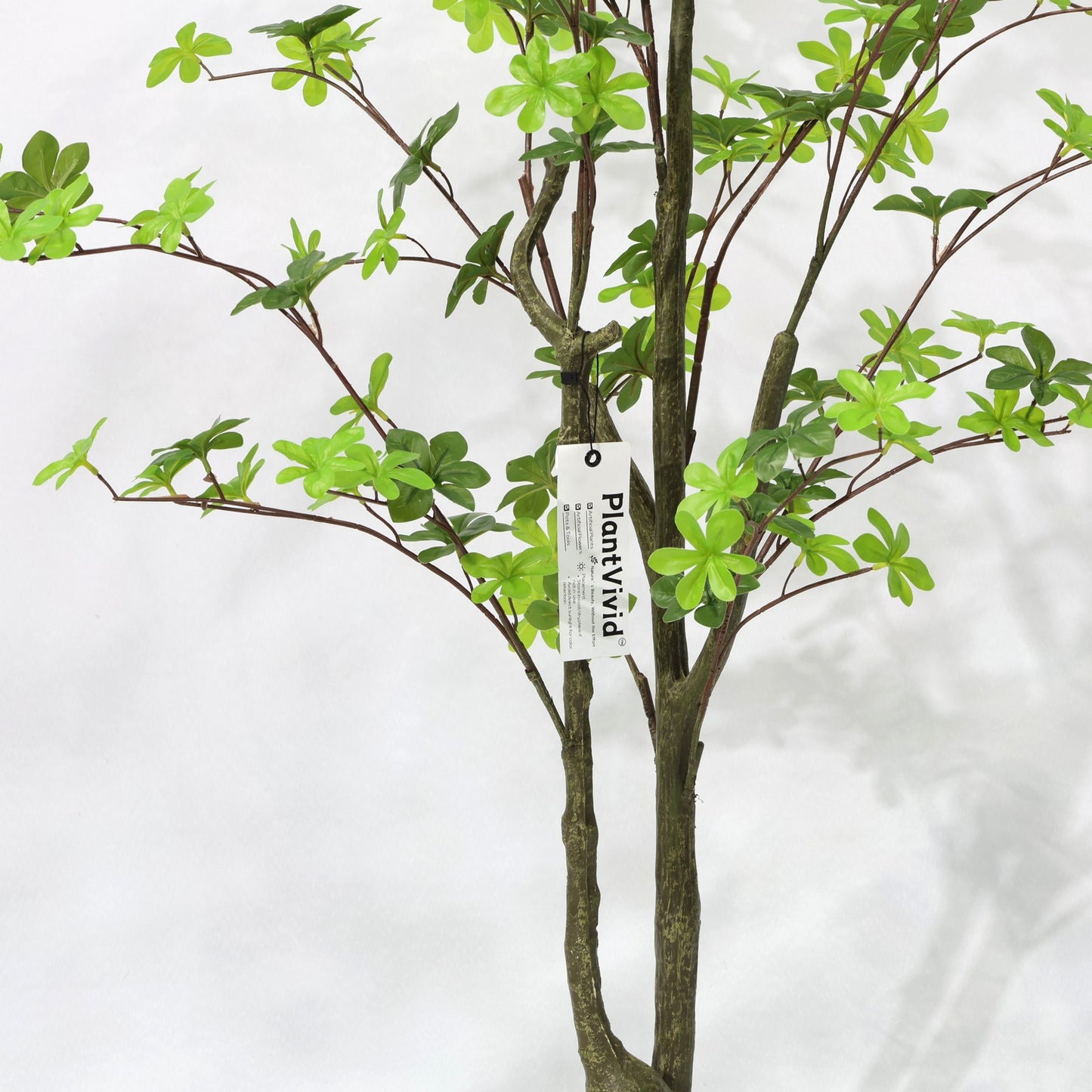 130cm Tropical Two Head Non Detachable Artificial Fiddle Leaf Plant