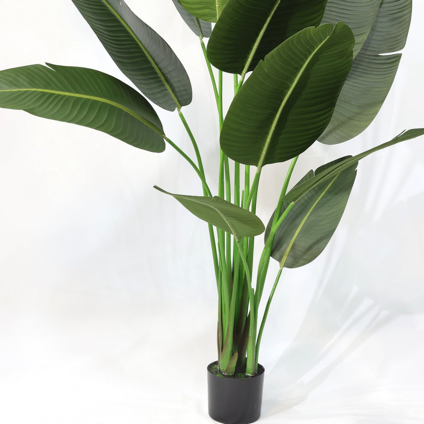 210cm Tropical Faux Leaf Detachable Artificial Travelers Palm Plant