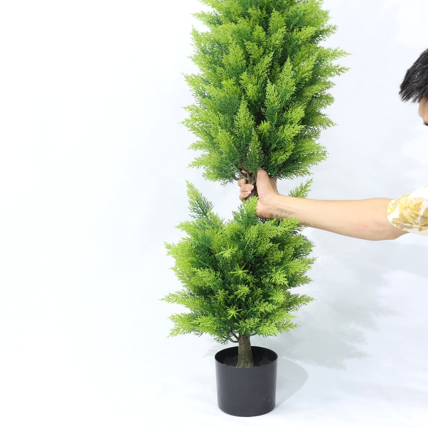 120cm Artificial Cedar Tree Detachable Realistic Faux Plant