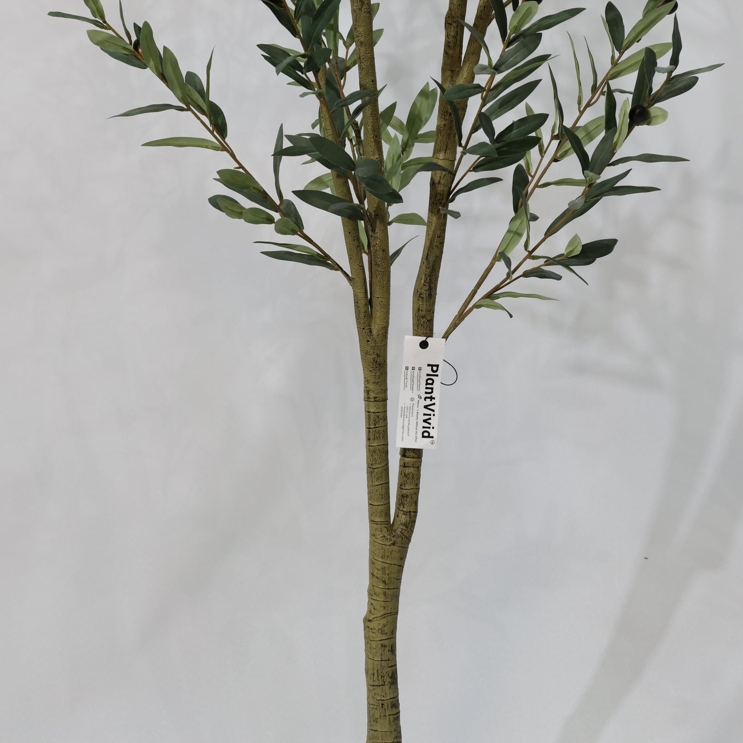 210cm Artificial Olive Tree Detachable Dual Branches - Realistic Foliage