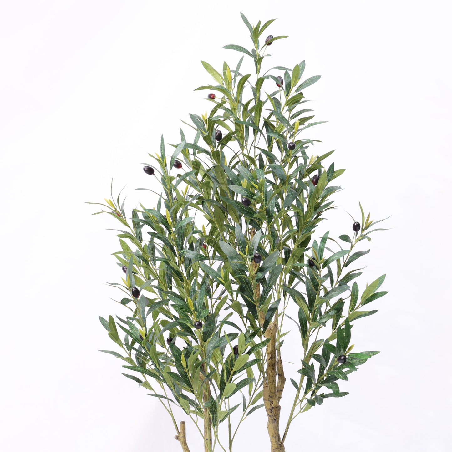 150cm Natural Bend Artificial Olive Tree Potted Plastic Green Olive Tree
