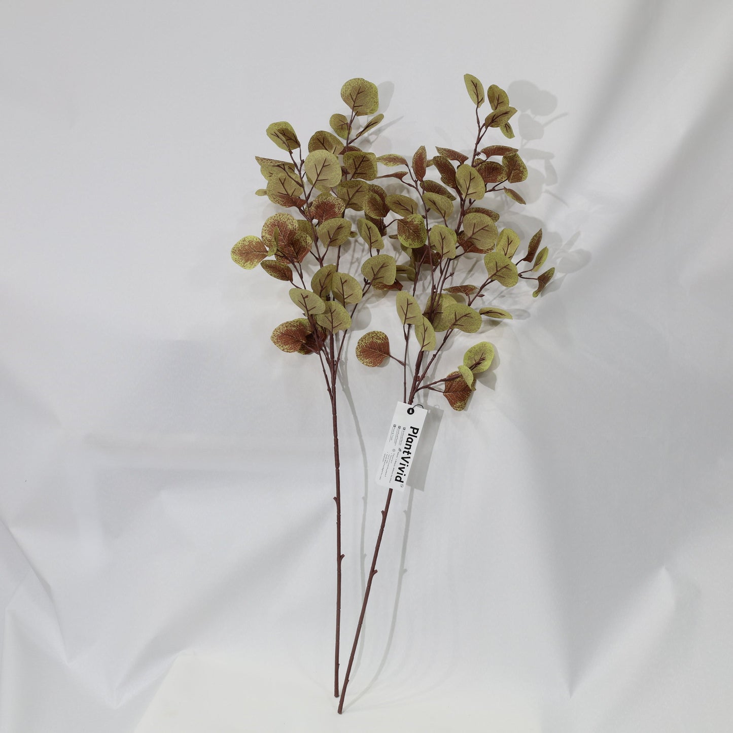 2 Pcs 90cm Yellow Artificial Eucalyptus Branches Wedding Arrangements