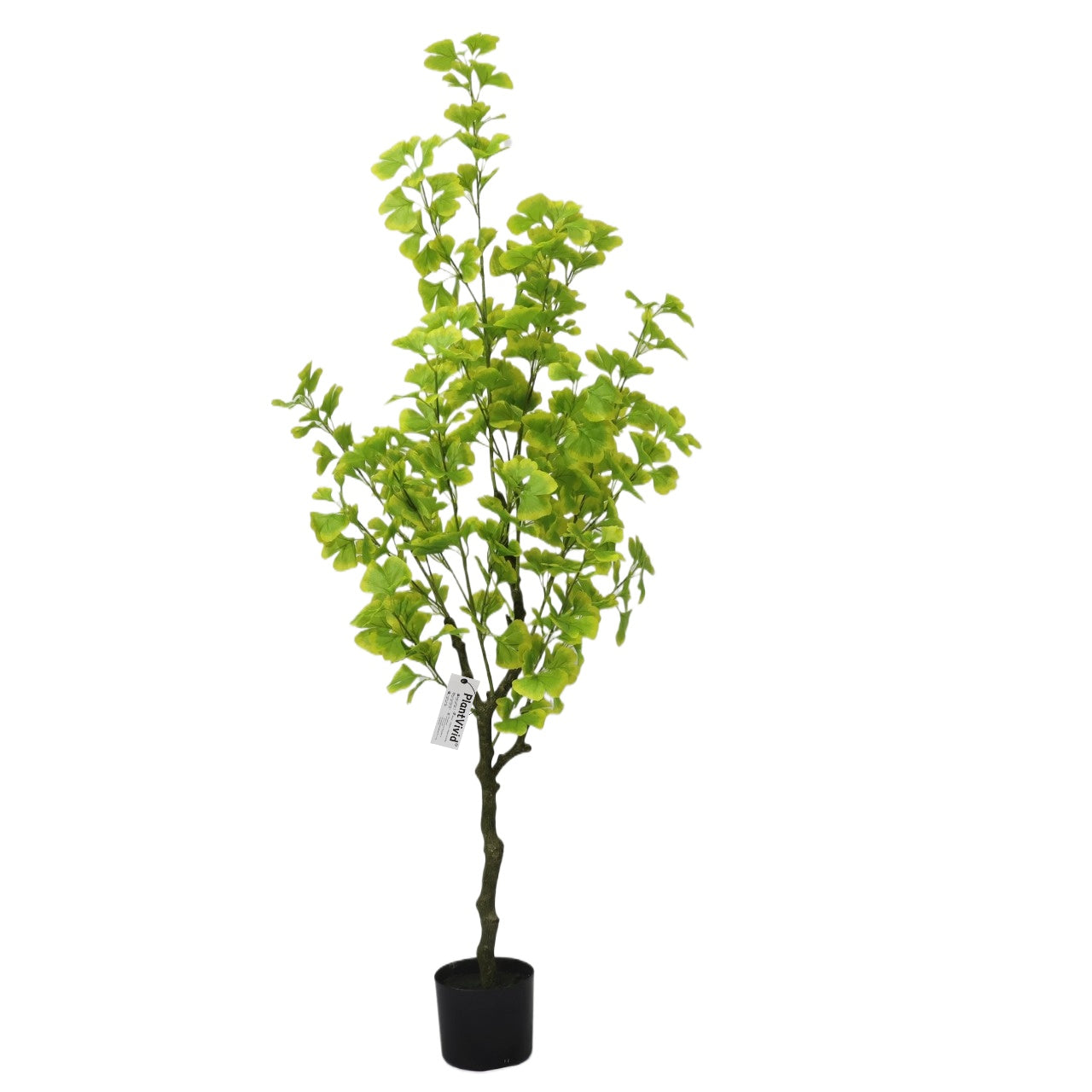 150cm Green Potted Artificial Ginkgo Plant Green leaves Lifelike