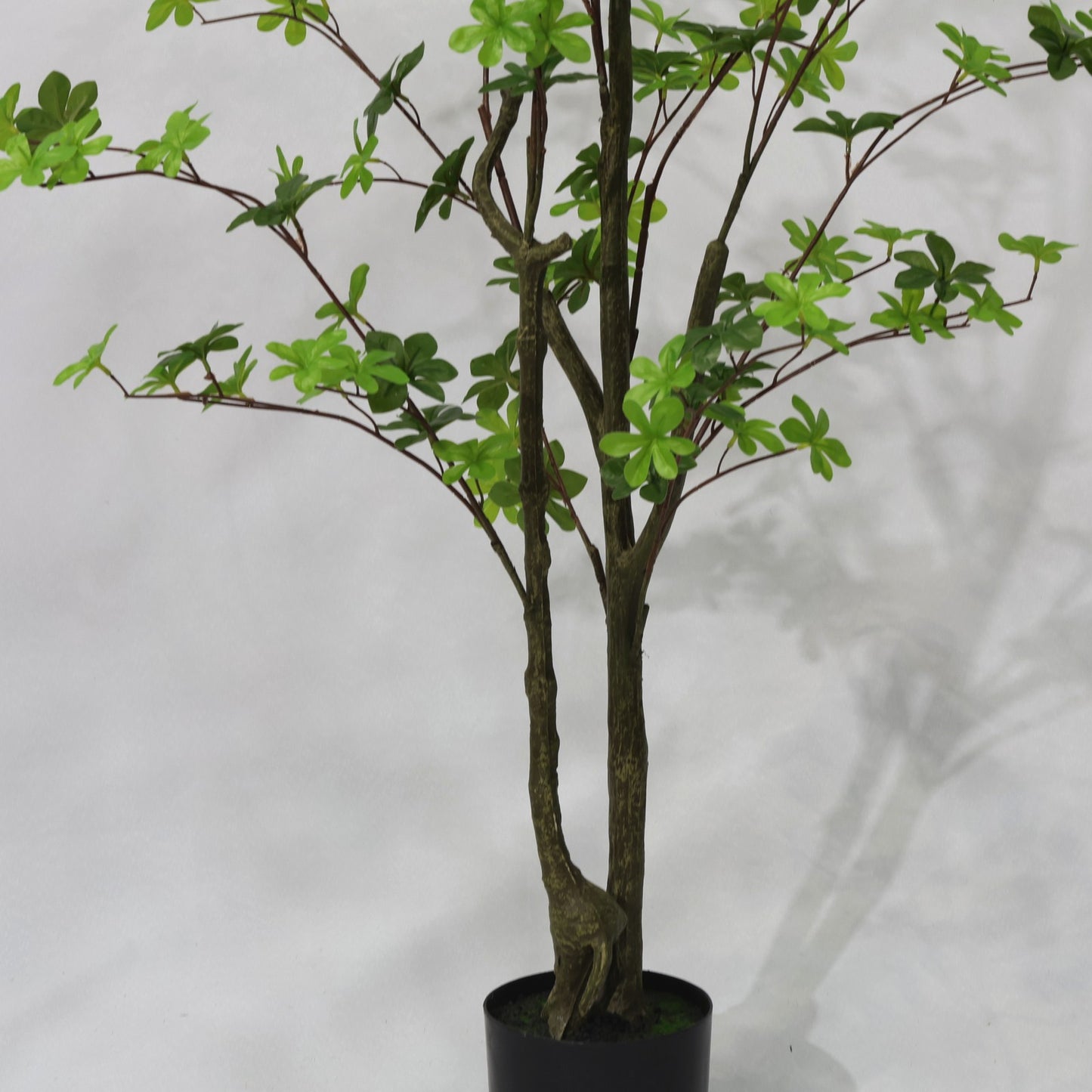130cm Tropical Two Head Non Detachable Artificial Fiddle Leaf Plant
