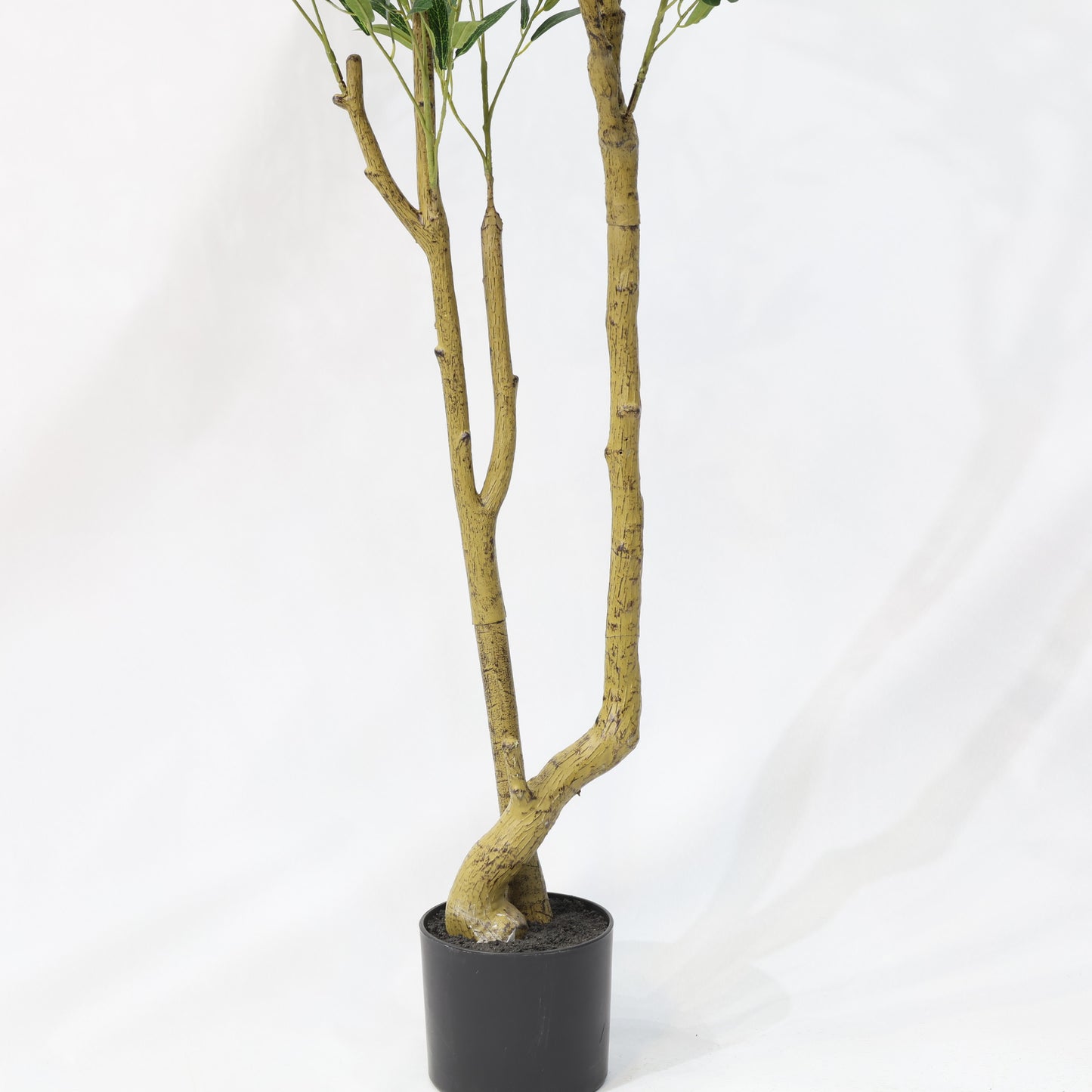 150cm Natural Bend Artificial Olive Tree Potted Plastic Green Olive Tree