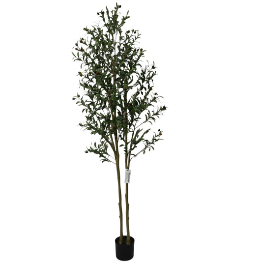 210cm Green Thriving Artificial Olive Tree Potted Tall Faux Plant