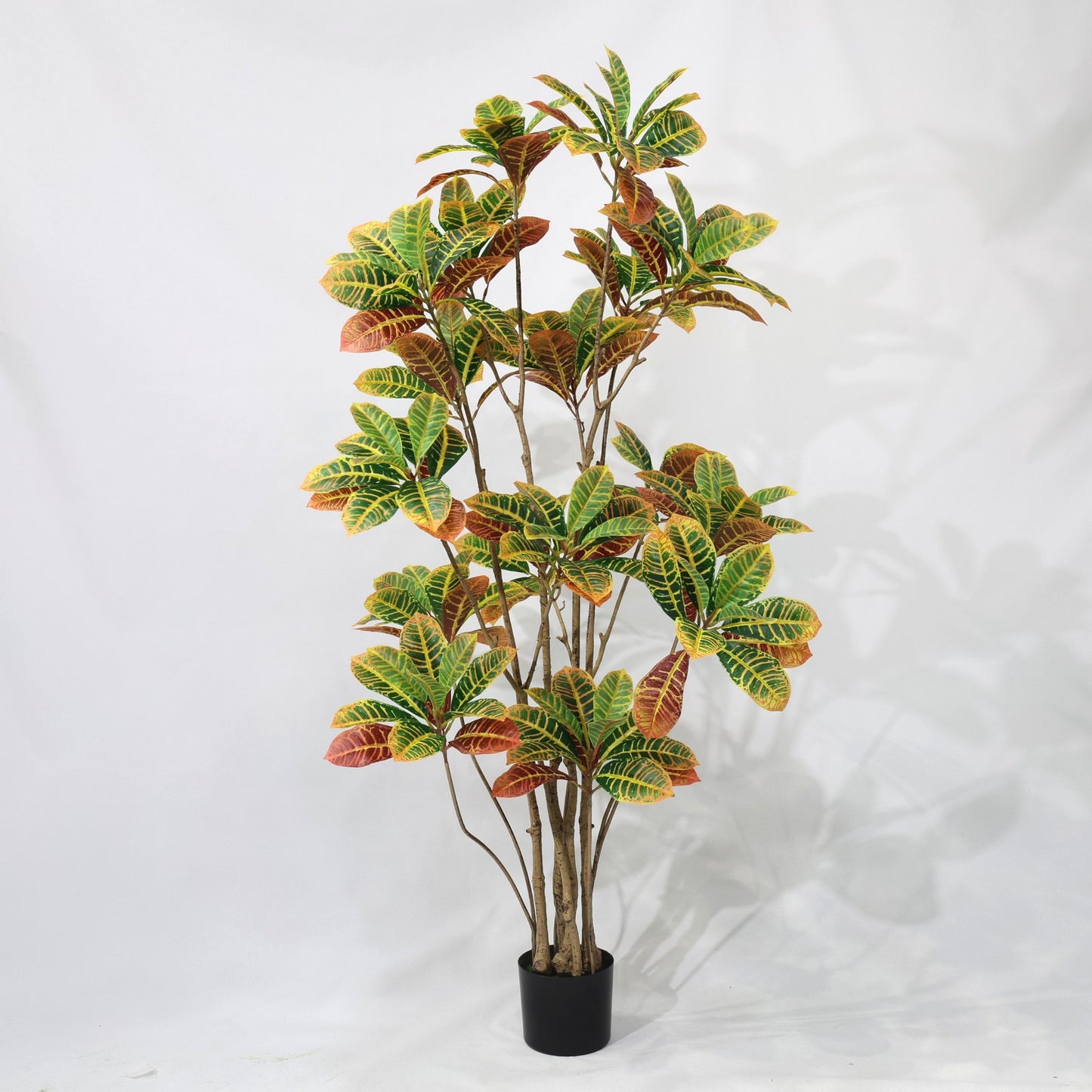 160cm Variegated Artificial Croton Plant fake tree for decoration