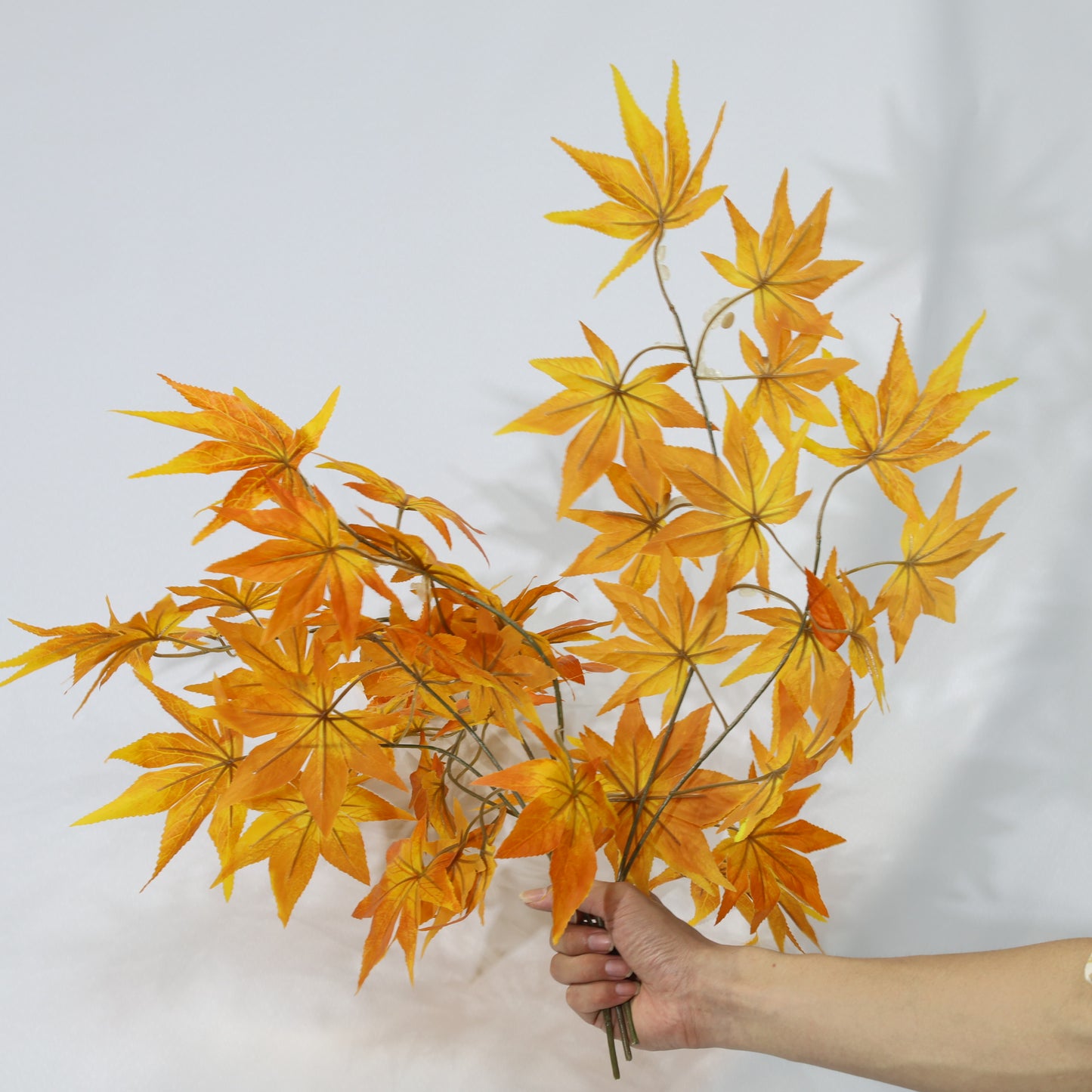 3 Pcs 65cm artificial plant Green maple leaf plants indoor decoration