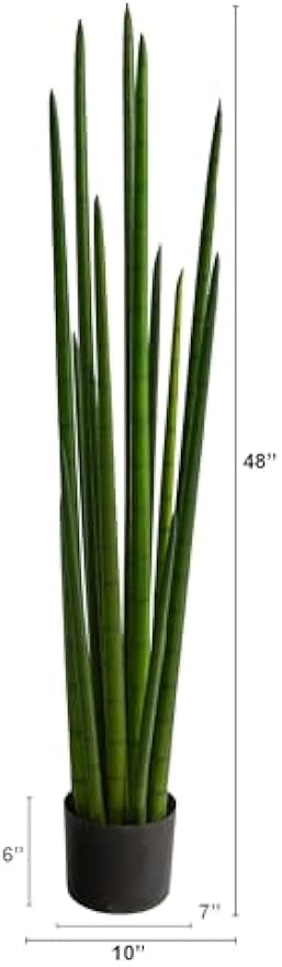 4' Sansevieria Snake Artificial Plant