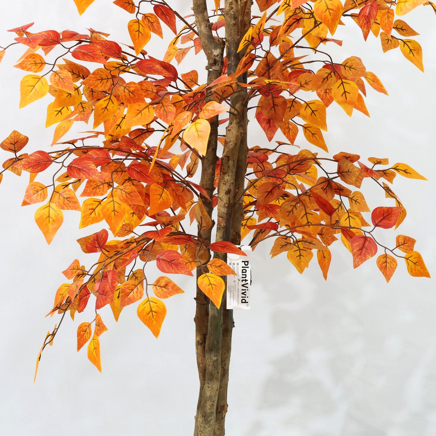190cm Detachable Artificial Tree Yellow leaves Artificial Eucalyptus Tree