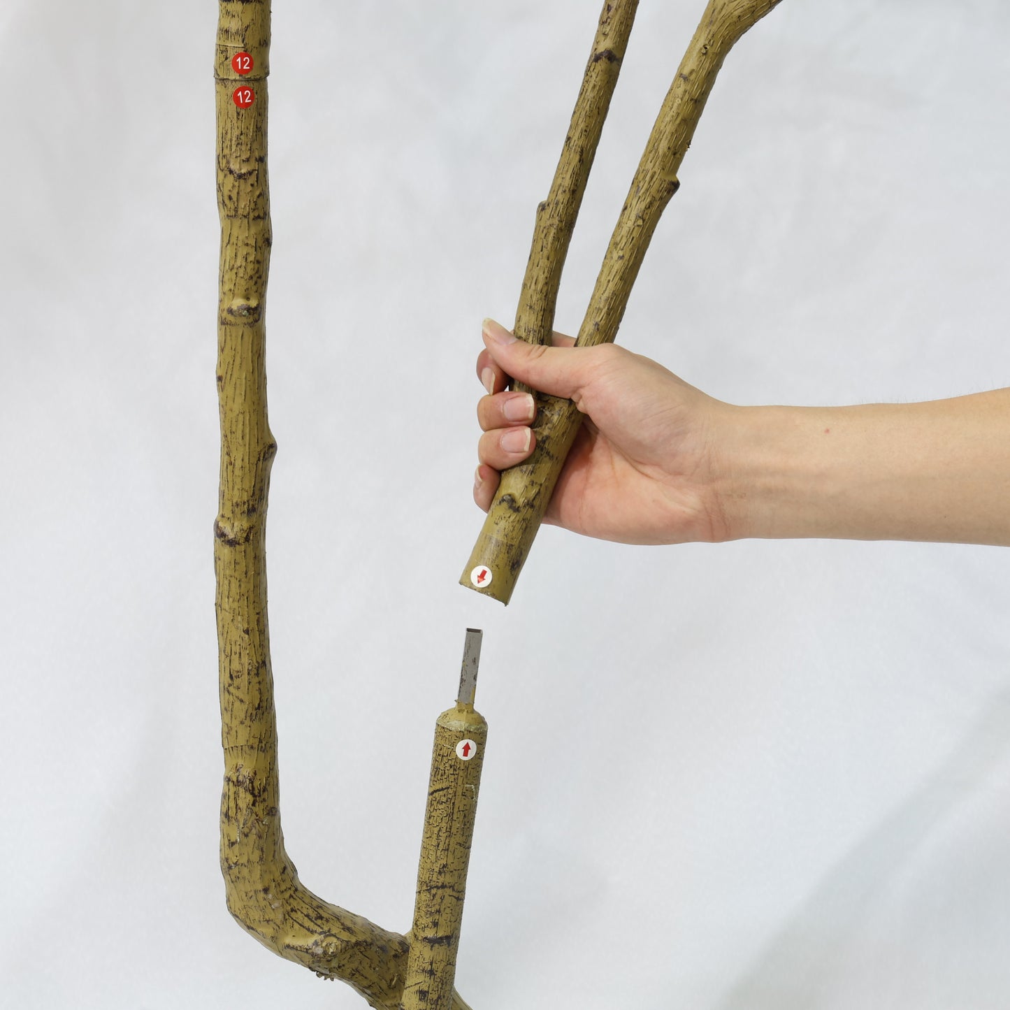150cm Natural Bend Artificial Olive Tree Potted Plastic Green Olive Tree
