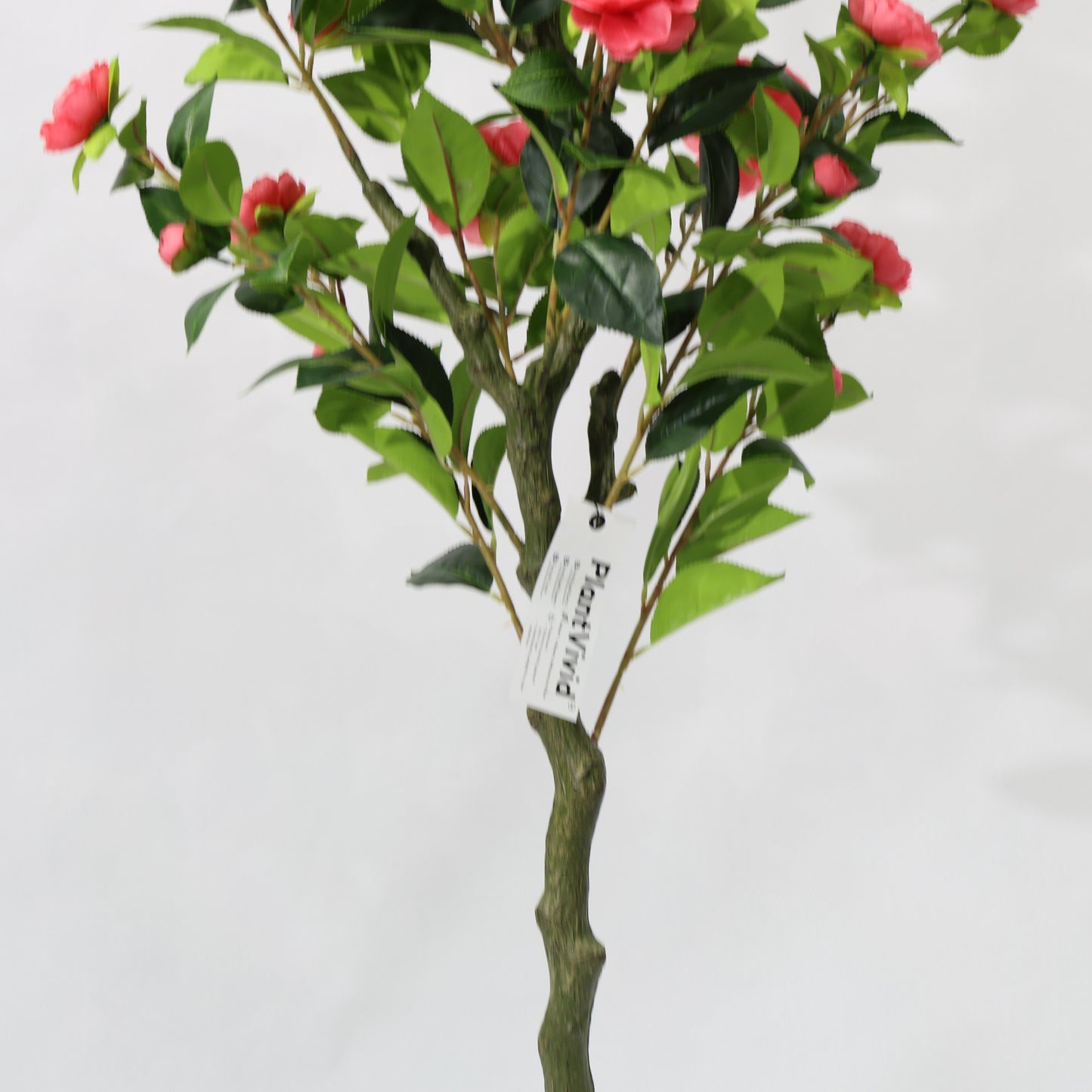150cm Artificial Camellia Tree Red Blooms Non-Detachable Faux Plant