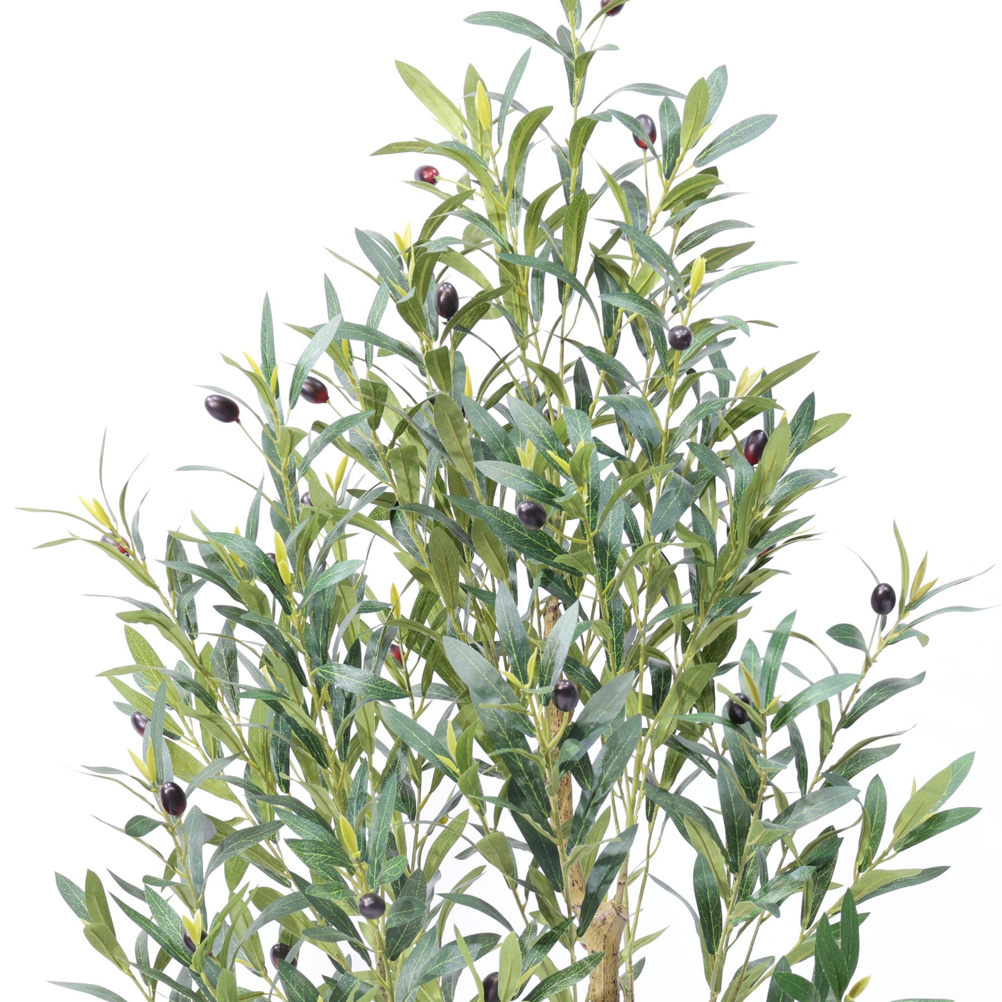 150cm Natural Bend Artificial Olive Tree Potted Plastic Green Olive Tree