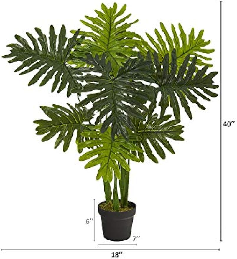 40in. Philodendron Artificial Plant (Real Touch)