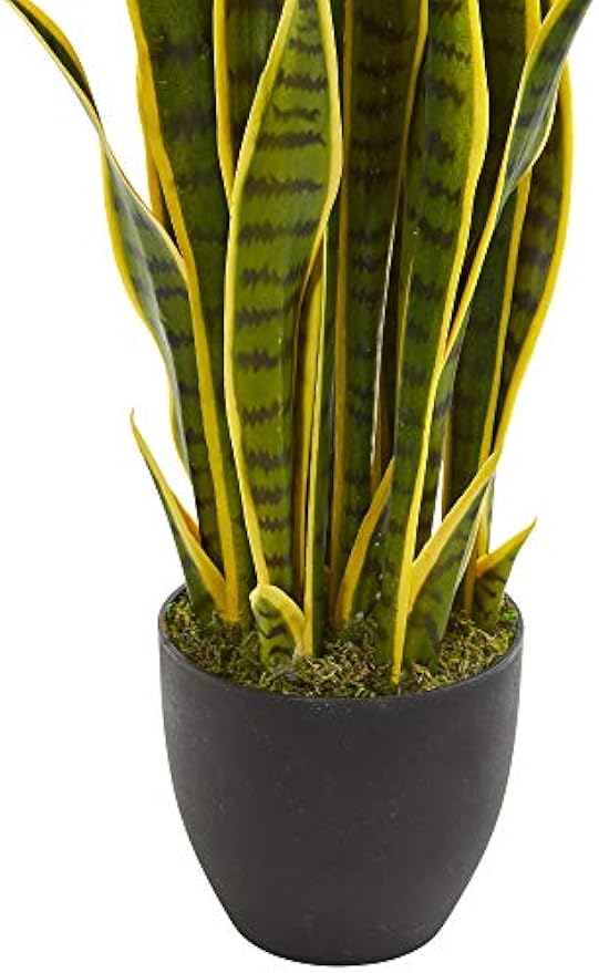 33” Sansevieria Artificial Silk Plants Green