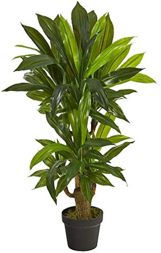 3ft. Corn Stalk Dracaena Artificial Plant (Real Touch)