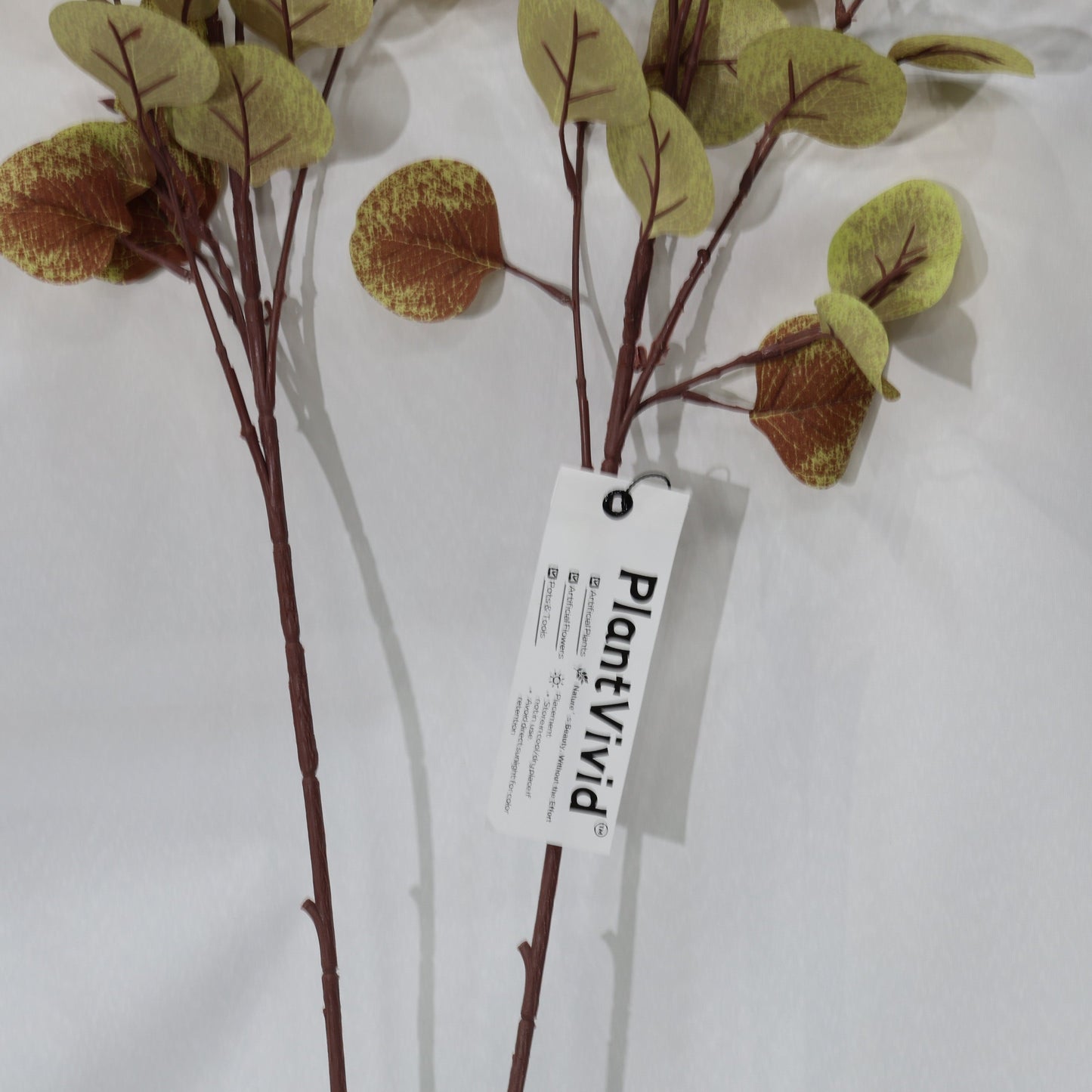 2 Pcs 90cm Yellow Artificial Eucalyptus Branches Wedding Arrangements