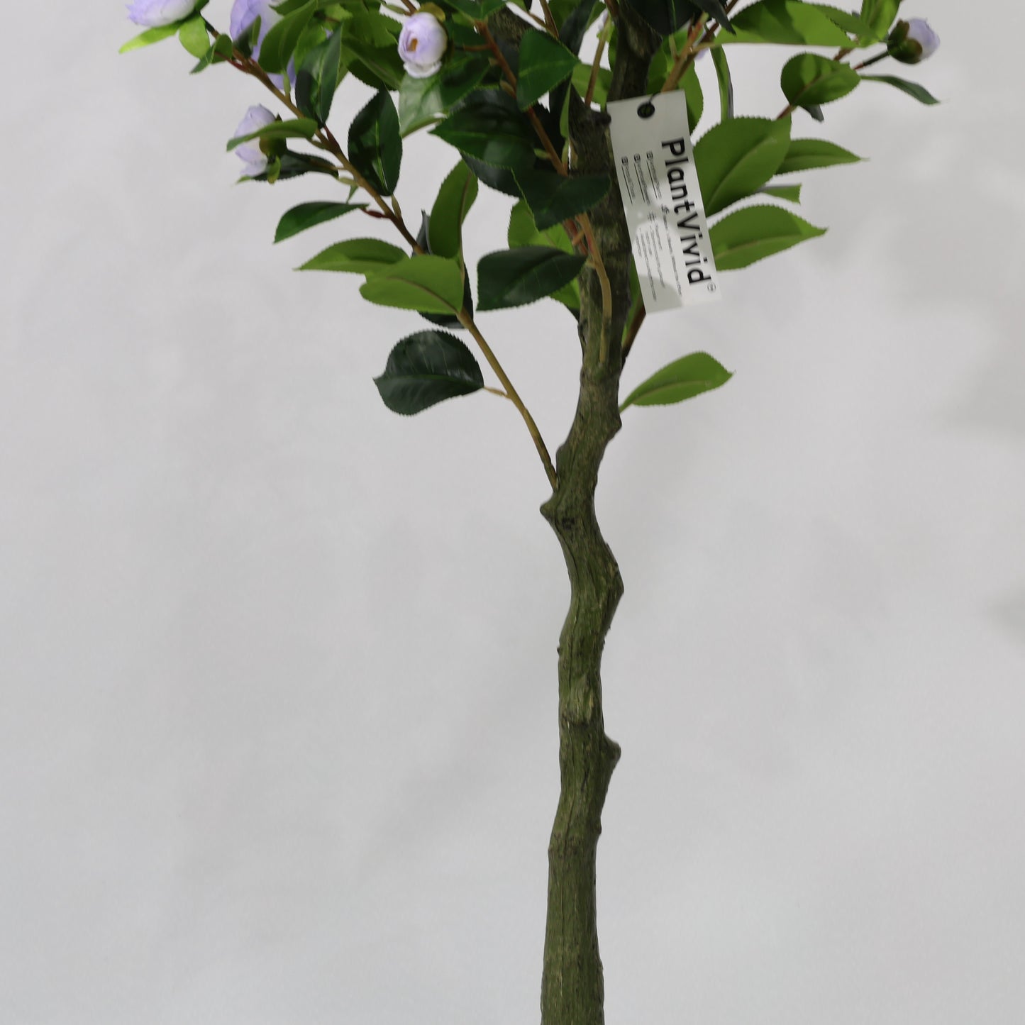 150cm Artificial Camellia Tree Purple Blooms Realistic Faux Potted Plant