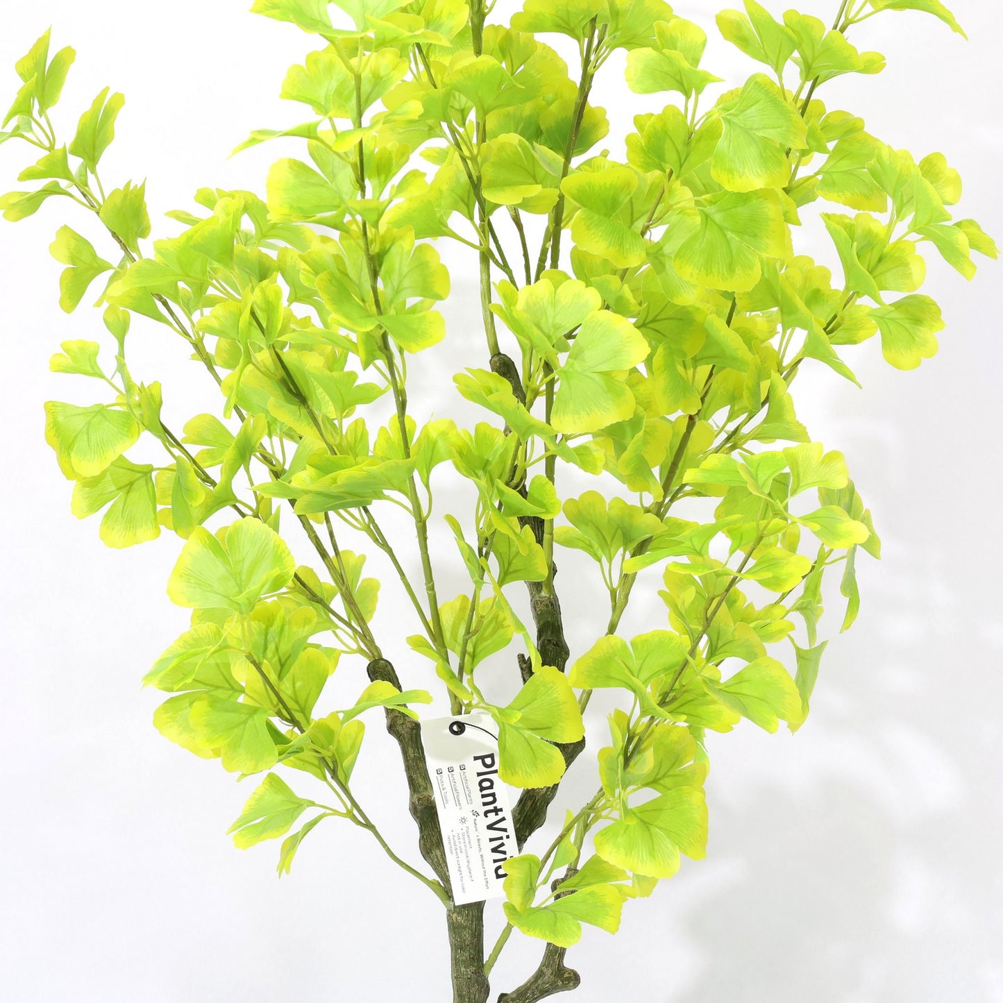 150cm Green Potted Artificial Ginkgo Plant Green leaves Lifelike