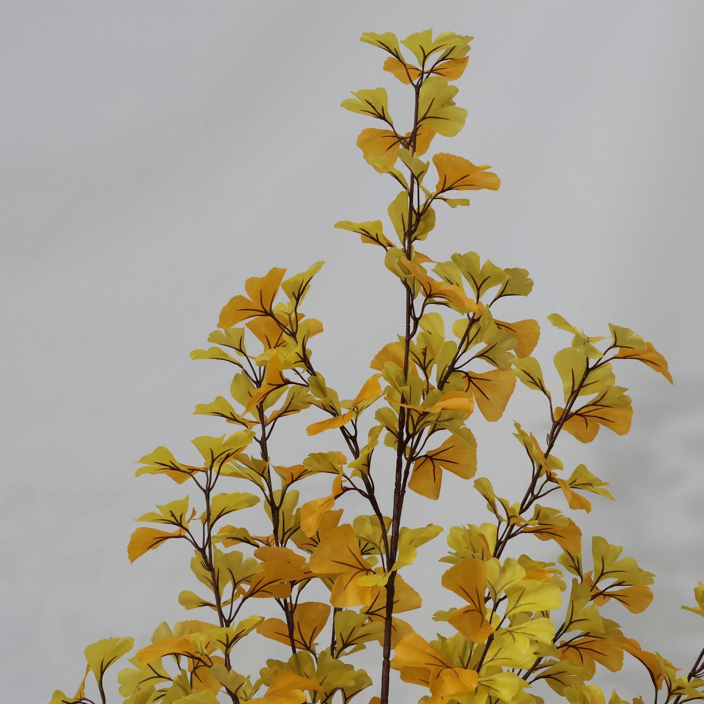 150cm Retro Autumn Yellow Non Detachable Artificial Ginkgo Plant