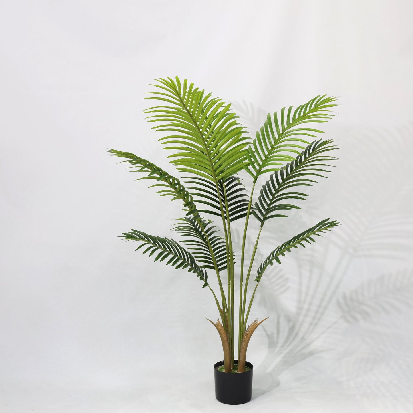 120cm Artificial Tree Areca Palm Plant Fake tree 9 leaves for decoration