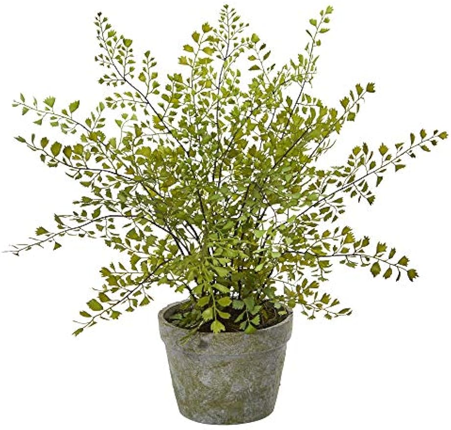 4251 Maiden Hair Artificial Plant in Planter Green Small