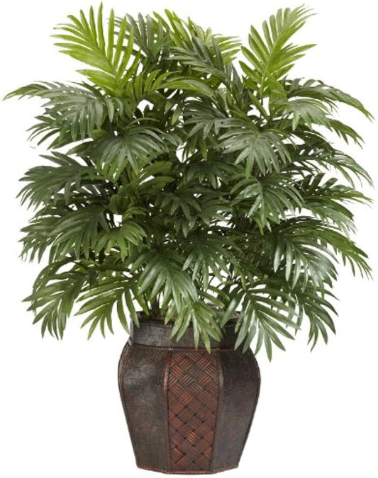 Areca Palm with Vase Silk Plant, 38" x 27" x 25"