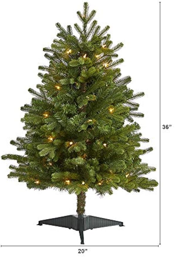 3ft. Washington Fir Artificial Christmas Tree with 50 Clear Lights