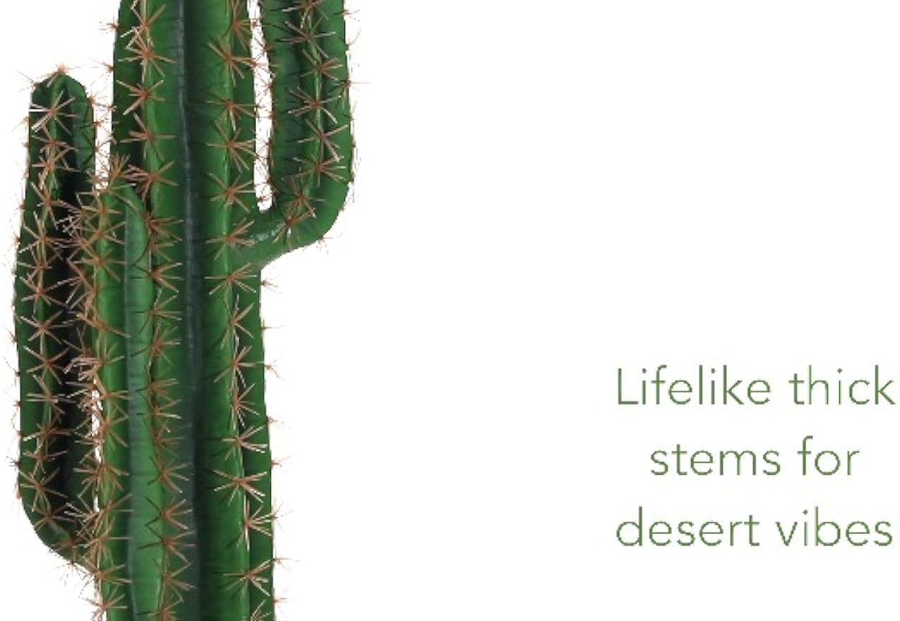 3' Cactus Artificial Plant, Green 2.5ft.
