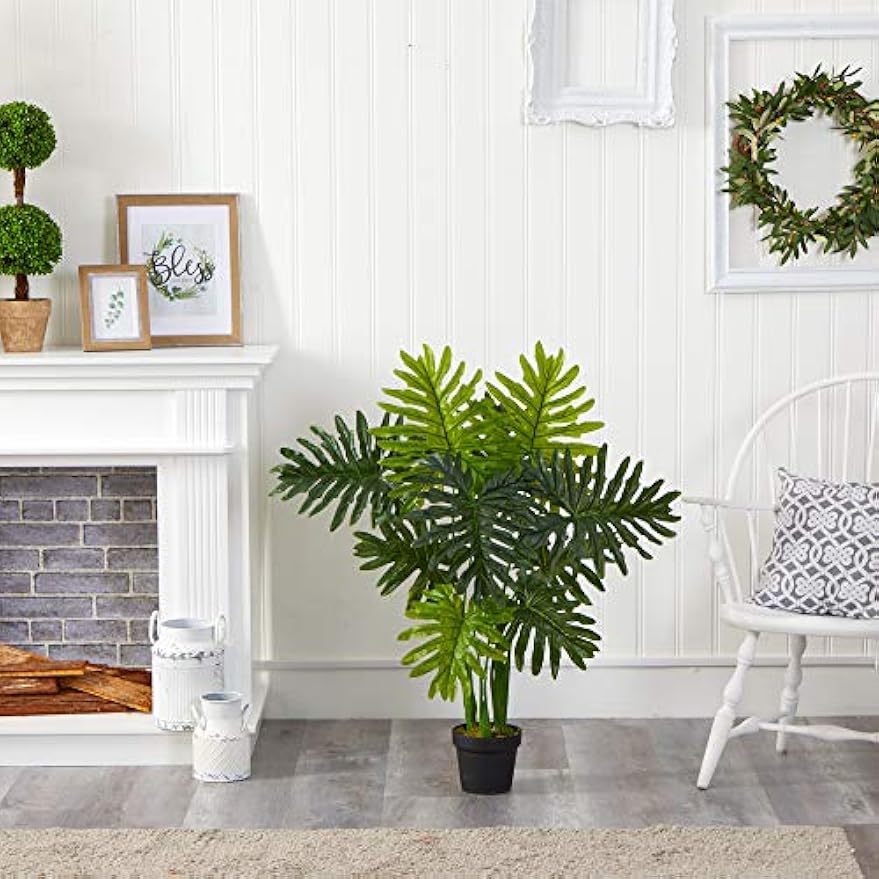 40in. Philodendron Artificial Plant (Real Touch)