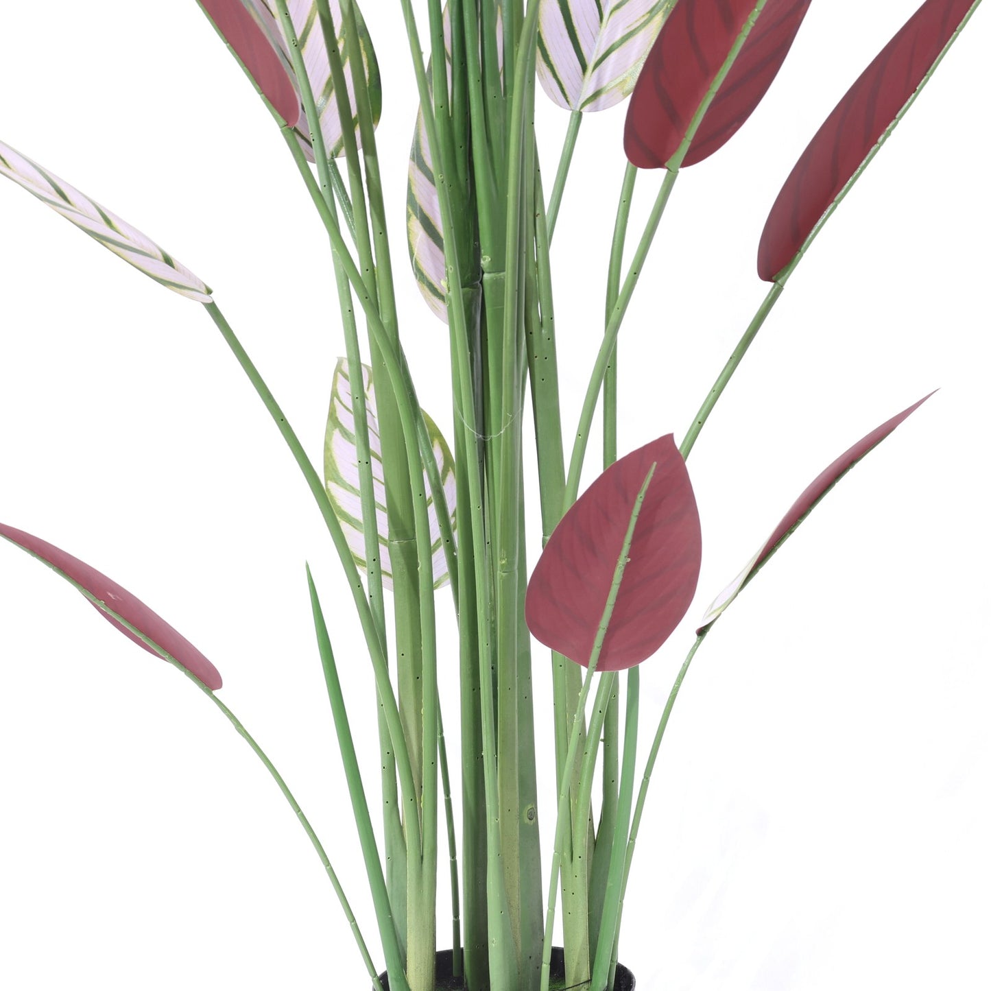 180cm Faux Cordyline Purple Leaf Artificial Plant with Sturdy Stem