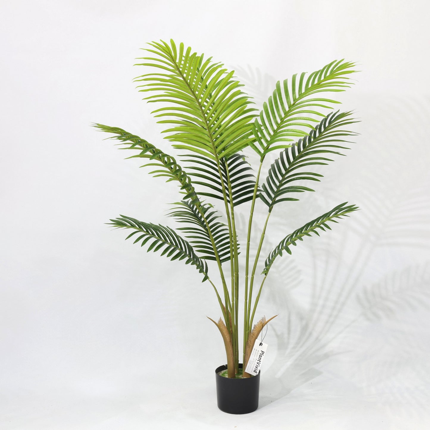 120cm Artificial Tree Areca Palm Plant Fake tree 9 leaves for decoration
