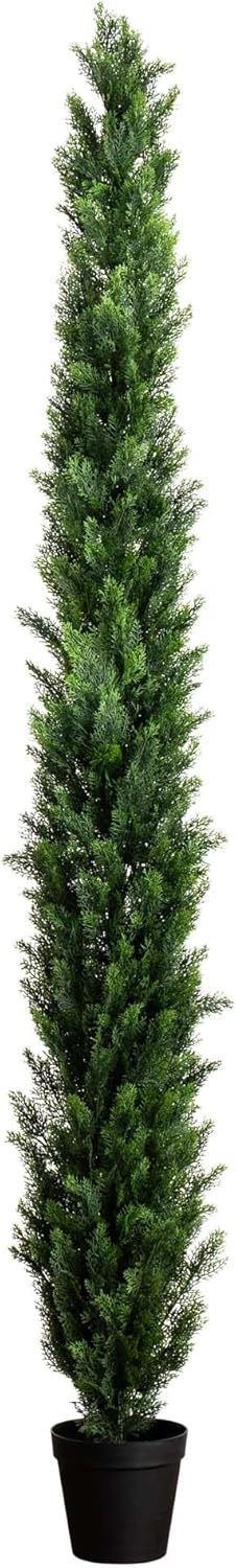 Nearly Natural 10ft. UV Resistant Artificial Cedar Pine Tree (Indoor/Outdoor) No50