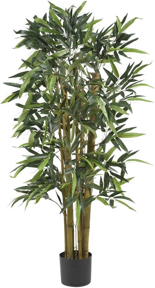 5190 Big Bamboo Silk Tree, 6-Feet, Green, Artificial Floral Company No50