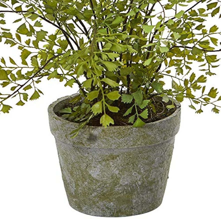 4251 Maiden Hair Artificial Plant in Planter Green Small