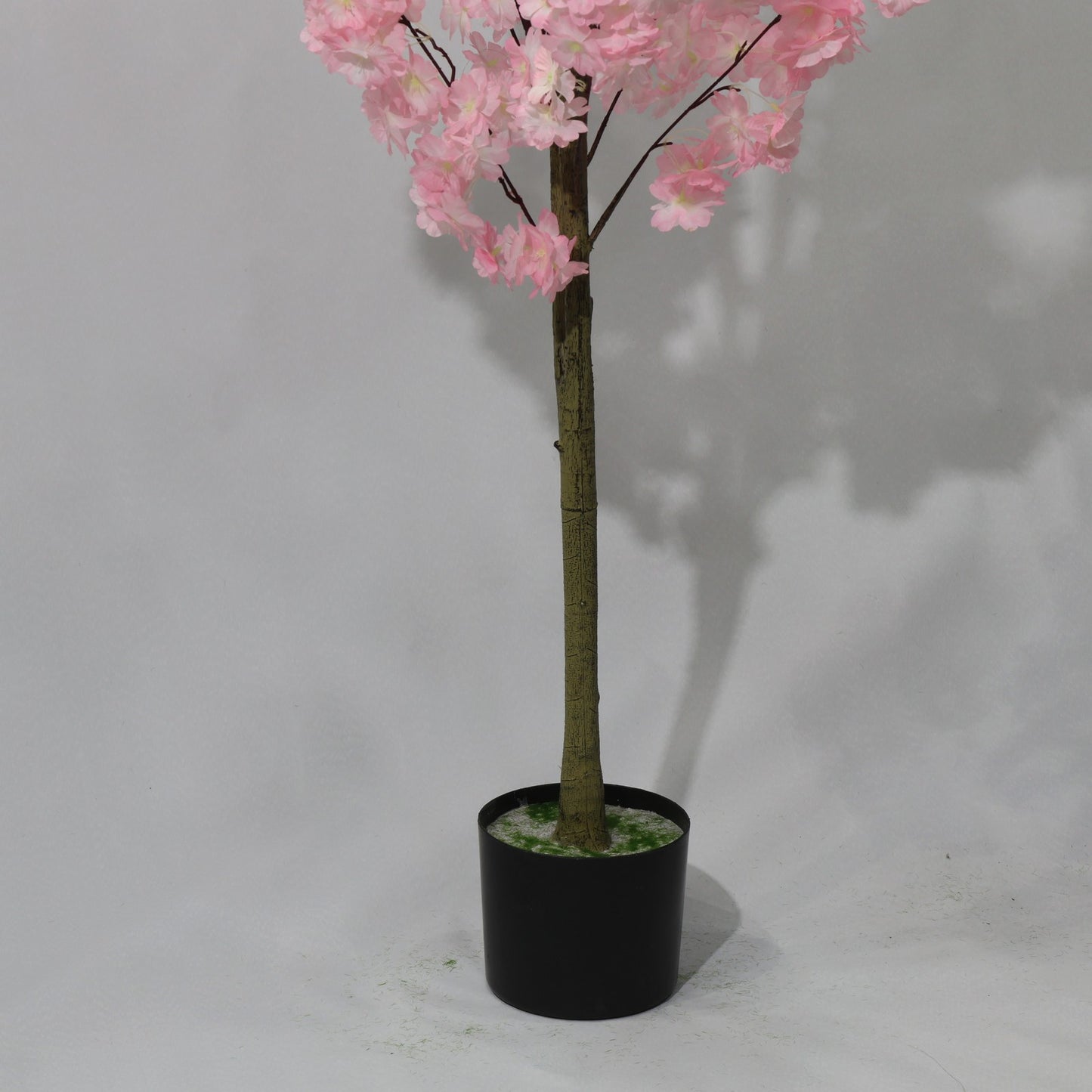 120cm Potted Pink Cherry Blossom Tree Artificial Flowers Plant