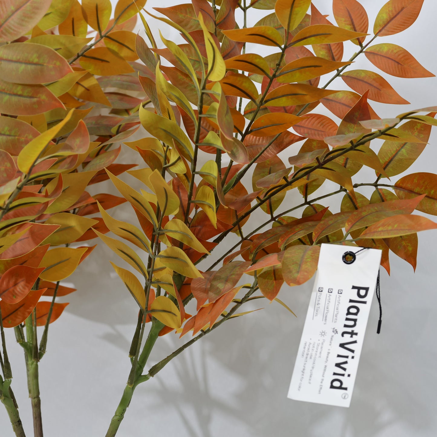 3 Pcs 70cm Artificial Plant Red Lacquer Branches Faux Plants Bendable Stems