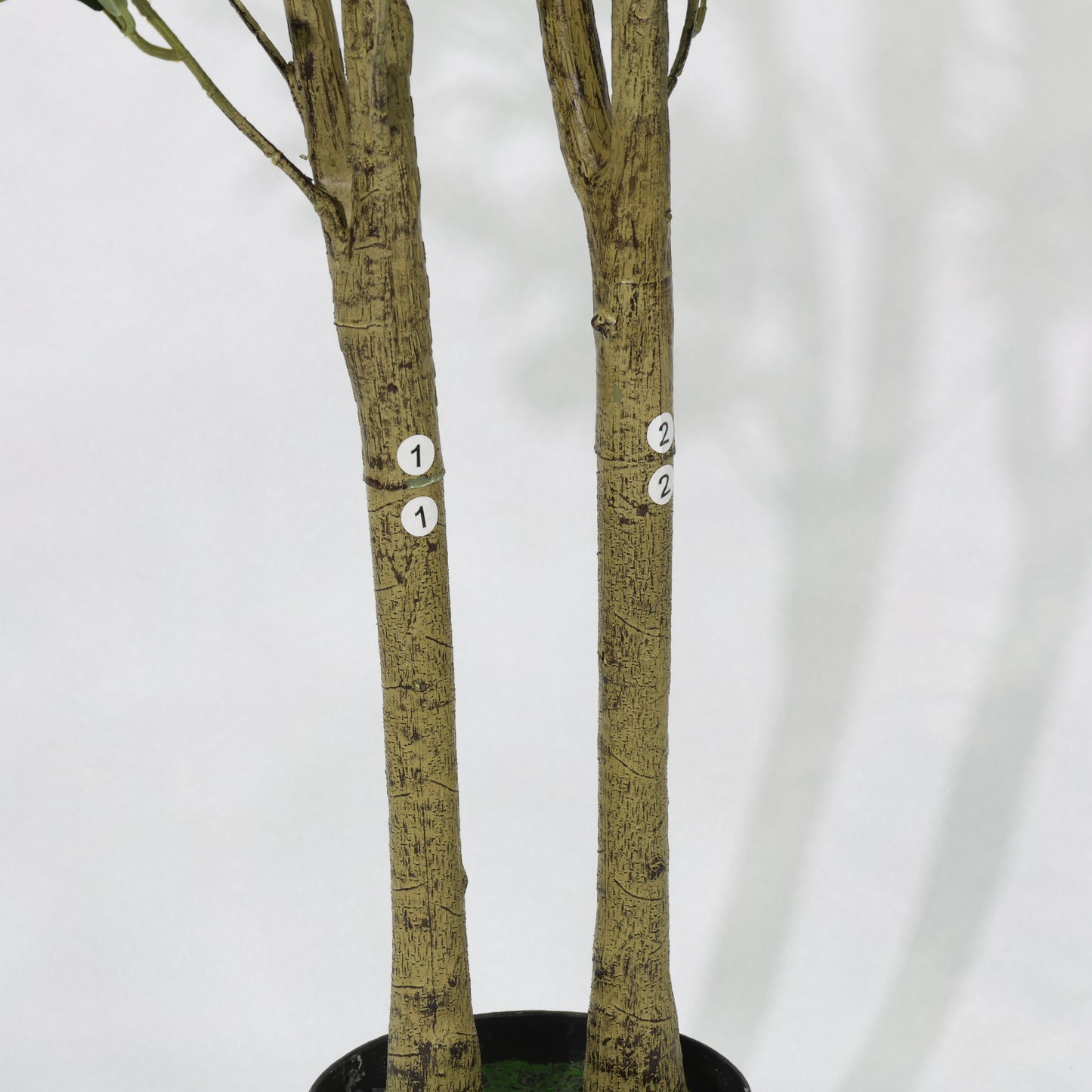 120cm Green Faux Olive tree Dual Canopy Artificial Olive Tree Potted