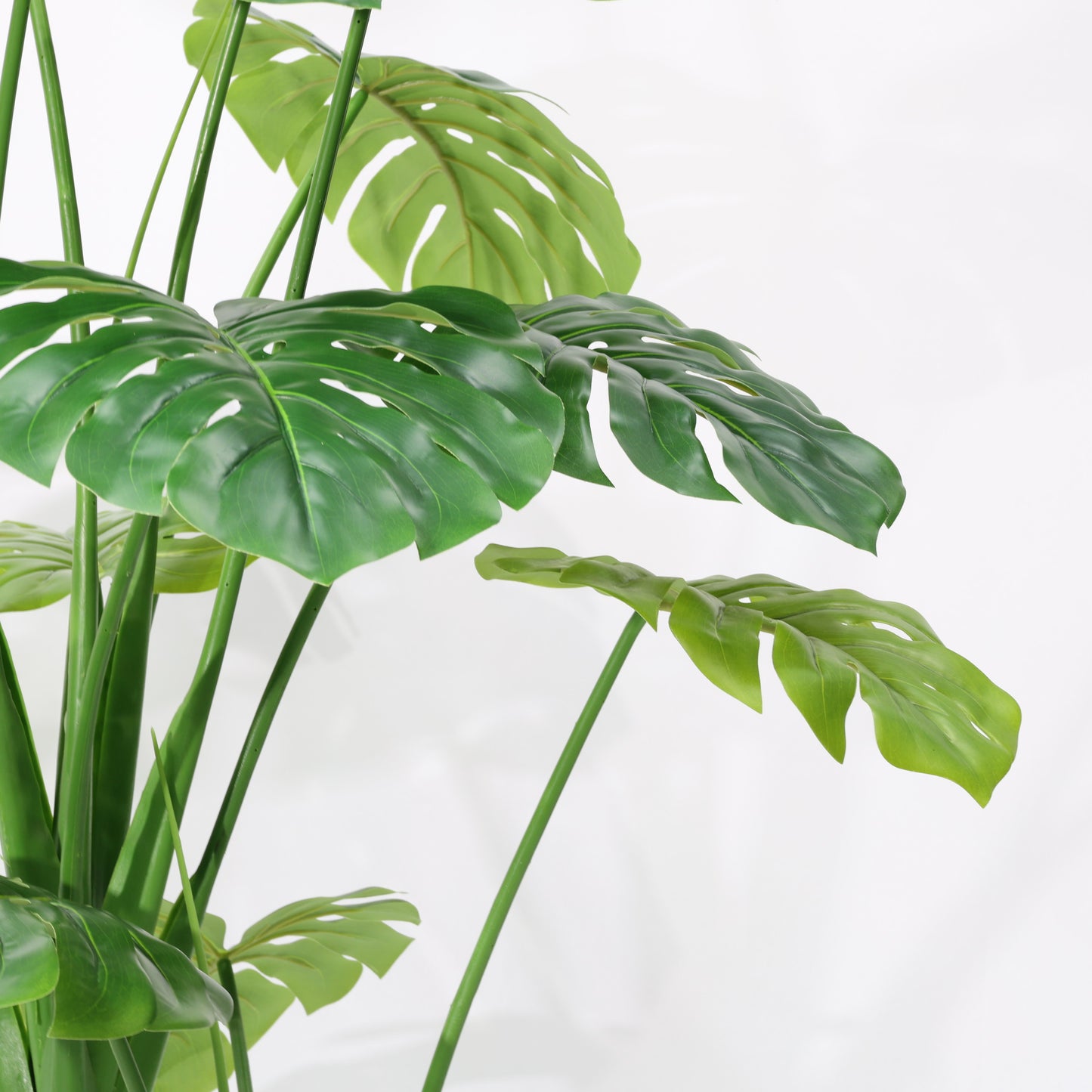 180cm Artificial Plant big Leaves Green Plastic Tropical Monstera Plant
