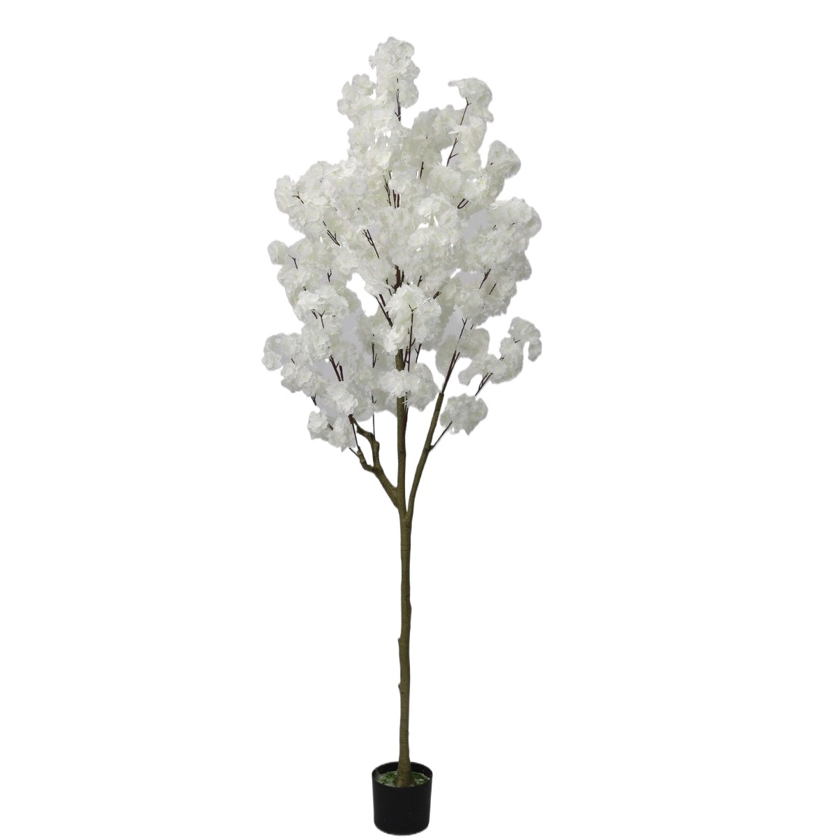 190cm Artificial white Cherry Blossom Tree Detachable Faux Plant