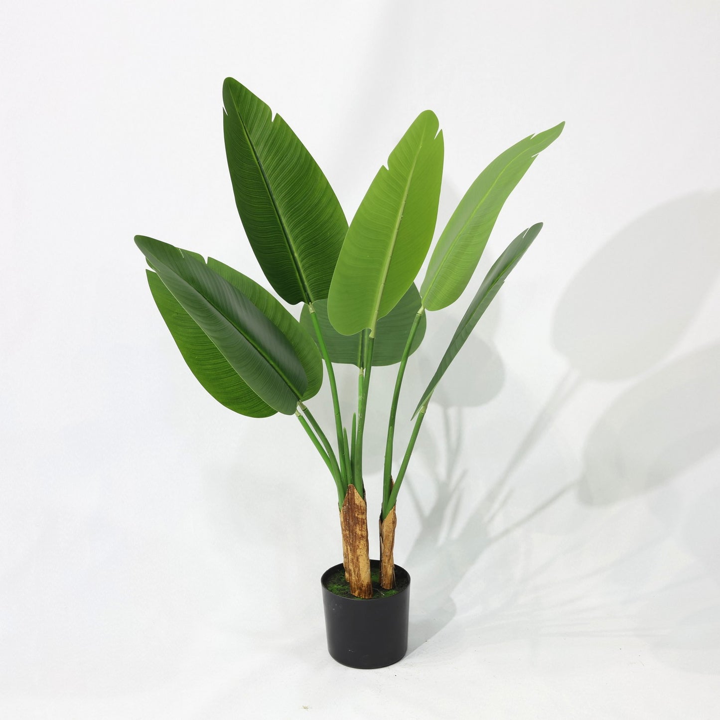 80cm Tropical fake Tree Large Leaf Artificial Travelers Palm Plant