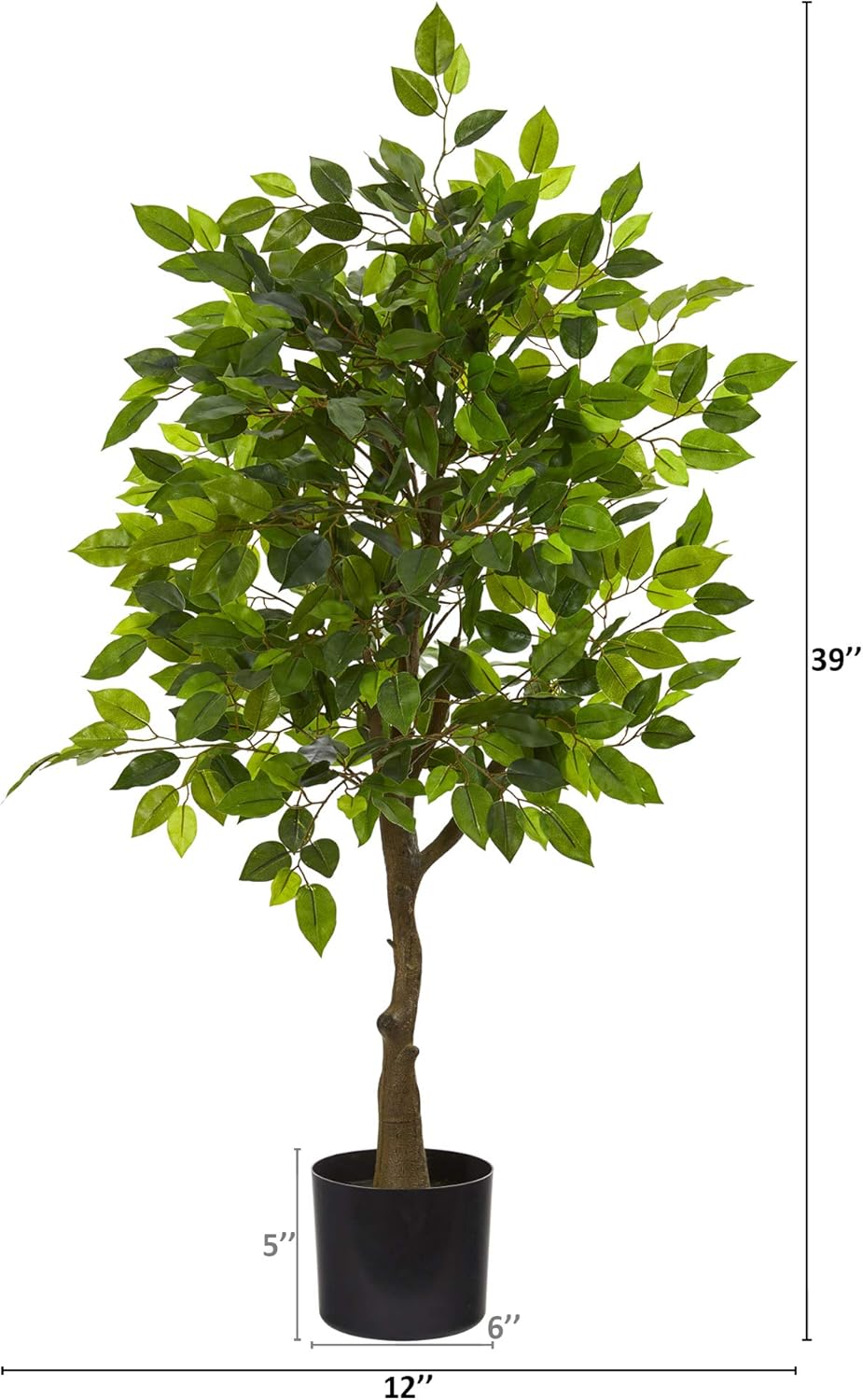 39in. Ficus Artificial Tree