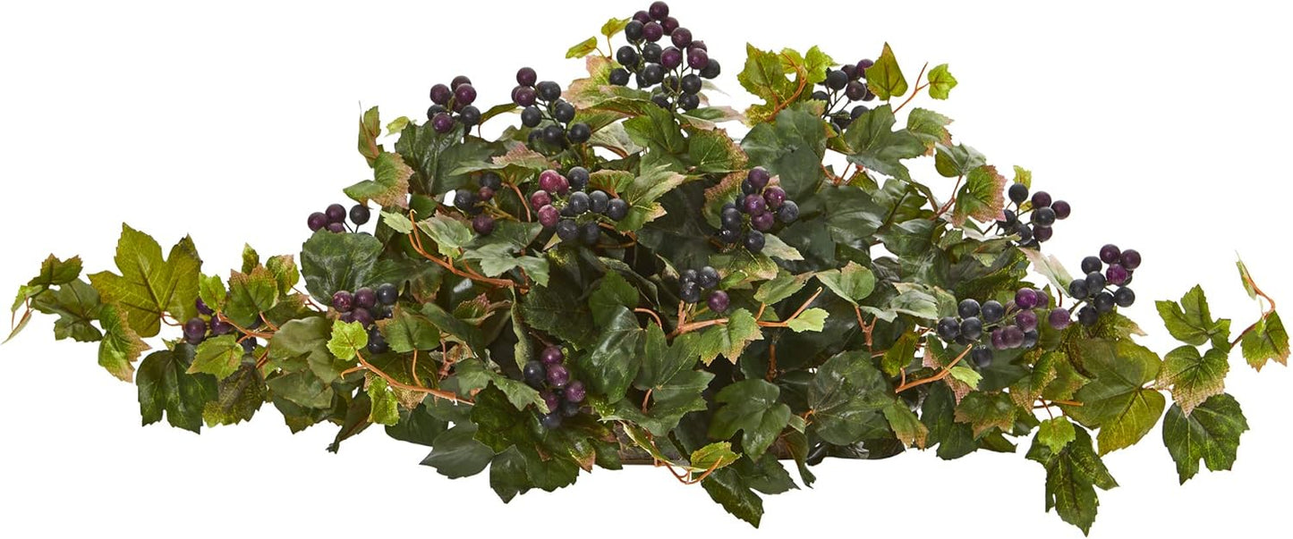 33in. Grape Leaf Artificial Ledge Plant