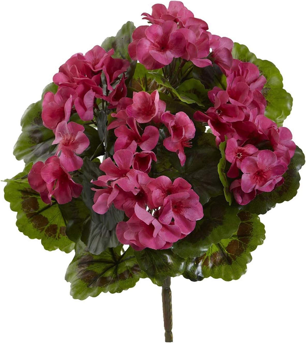 Geranium Artificial Bush UV Resistant, Set of 4 (Indoor/Outdoor) No50