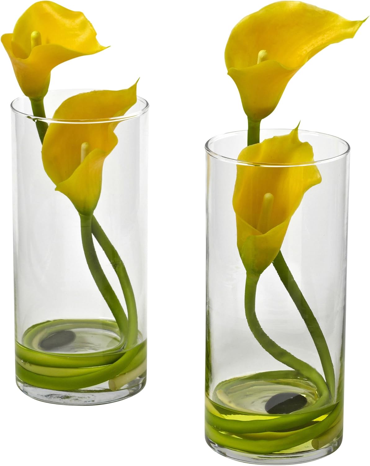 Double Calla Lily with Cylinder (Set of 2) No50