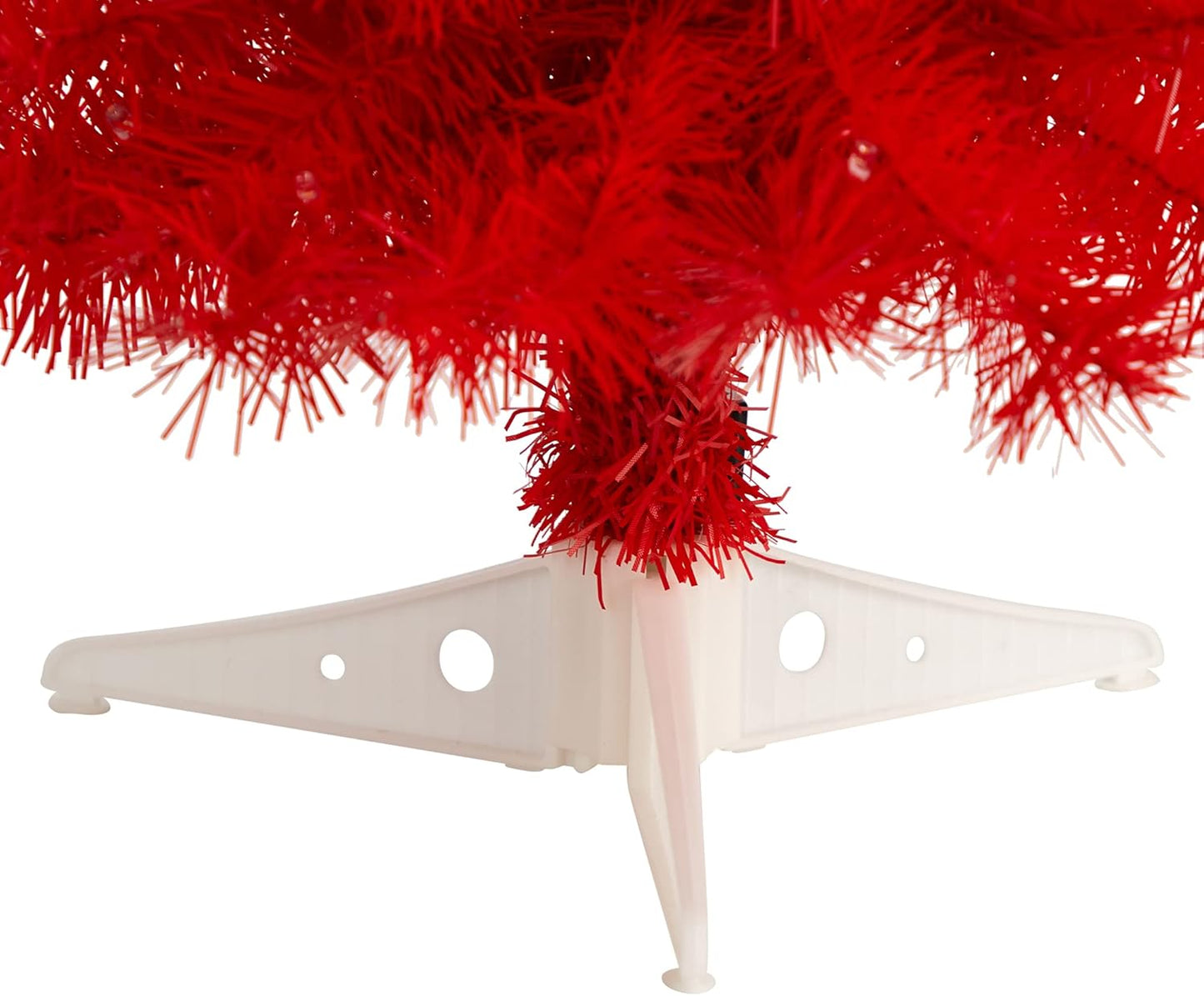 2ft. Red Artificial Christmas Tree with 35 LED Lights and 72 Bendable Branches