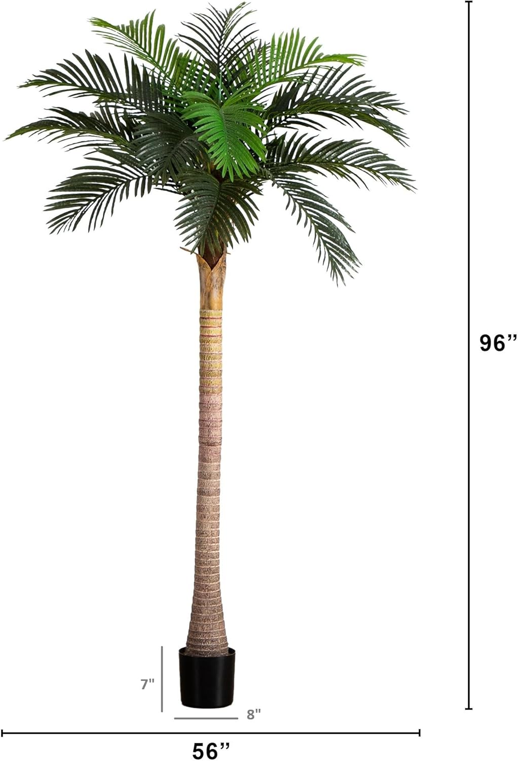8ft. Artificial Coconut Palm Tree No50